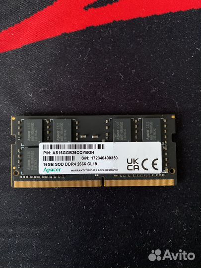 Оперативная память ddr4 для ноутбука