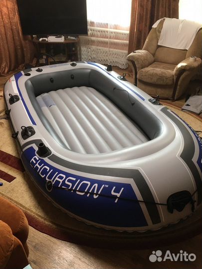 Надувная лодка excursion 4, 500 кг