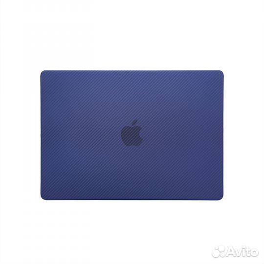 Чехол для MacBook Air 13 2018-2021 синий карбон