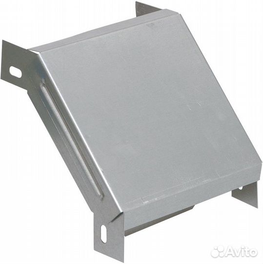 Поворот вертикальный на 90 для лотка оцинкованный