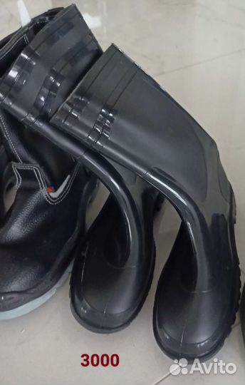 Сапоги зимние и резиновые рабочие