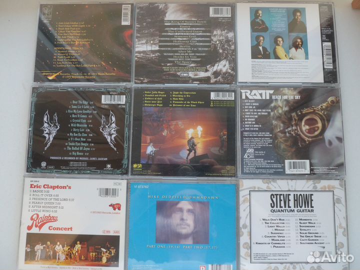 Фирменные CD зарубежный рок