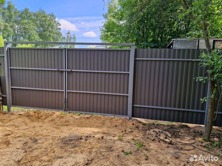 Ворота и заборы под ключ