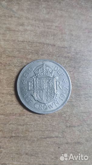 Half crown пол кроны elizabeth 2