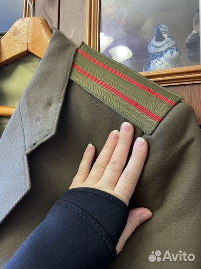 Военная форма СССР 75 года пиджак и рубашка 48-50