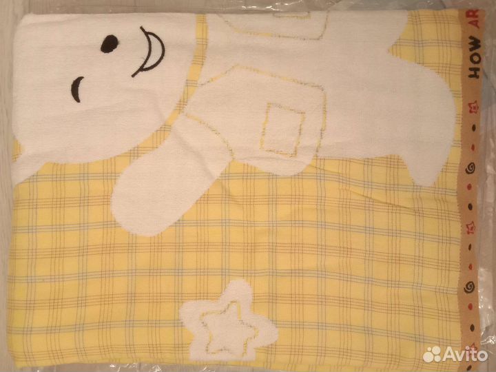 Махровое детское одеяло-покрывало