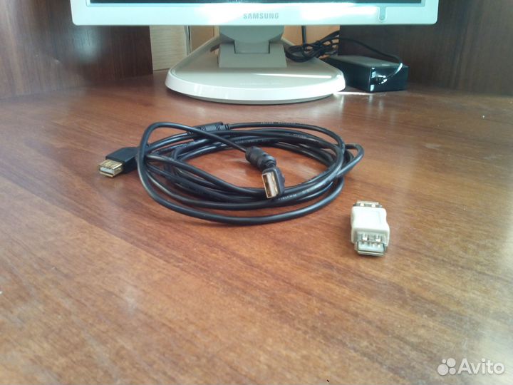 Кабель удлинитель usb + адаптер