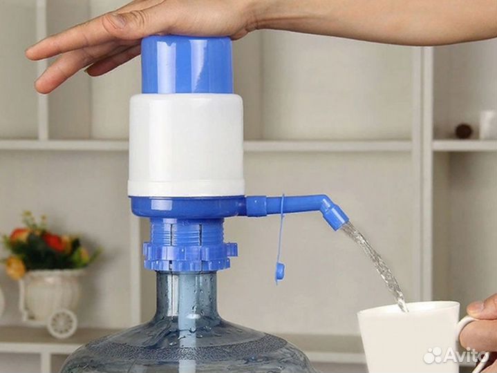 Помпа для воды Дельфин Эко голубая