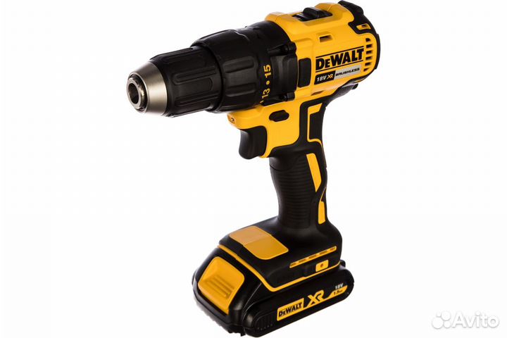 Бесщеточная дрель-шуруповерт dewalt 18.0 В XR DCD7