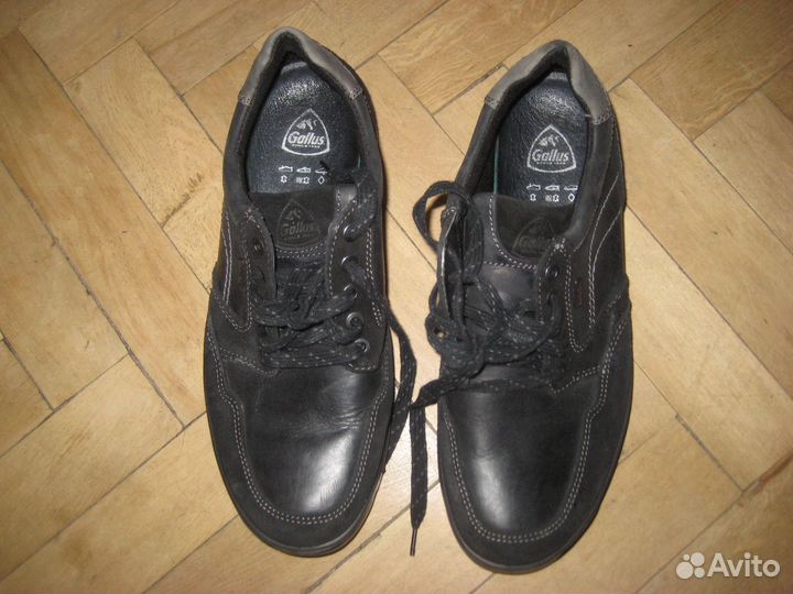 Шикарные кожаные полуботинки Gallus Германия р. 42