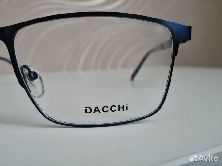 Элегантная муж. оправа металл красивого синего цв