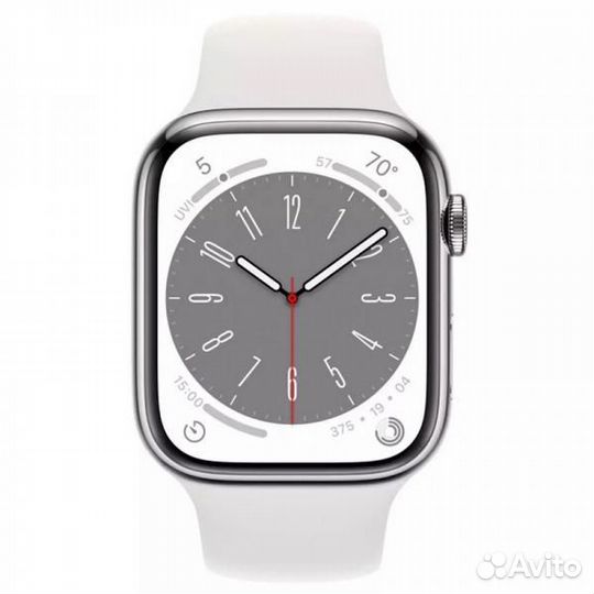 Apple Watch Series 8 45 мм Stainless Steel Case, s