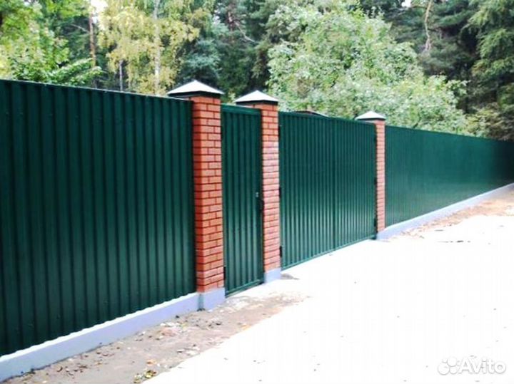Забор из профлиста