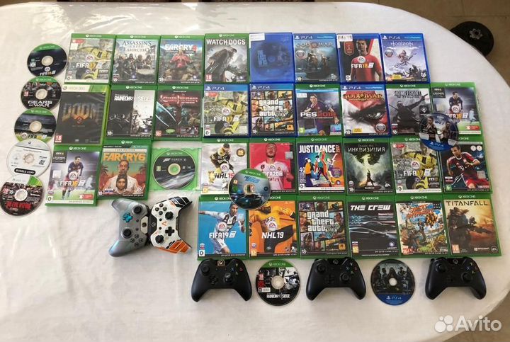 Диски на xbox one