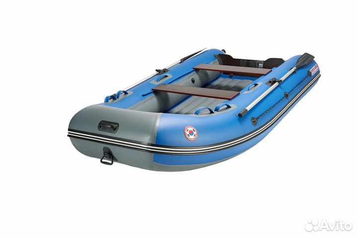 Лодка mishimo lite df 400, цвет синий