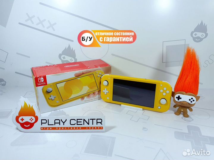 Nintendo Switch Lite 32GB Желтый б/у 1мес гарантия