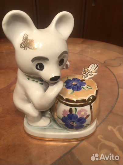 Статуэтка Мишка с ложкой Новая