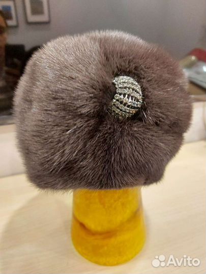 Шапка женская берет норковый