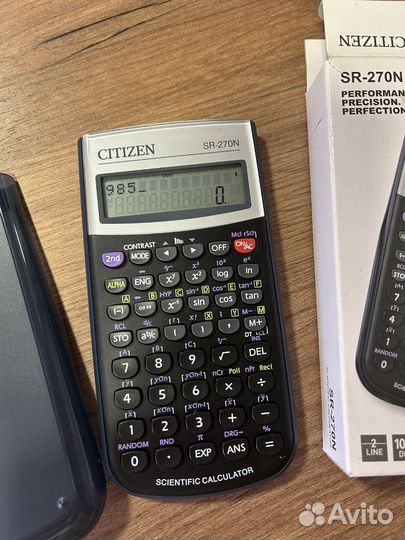 Калькулятор citizen sr-270n