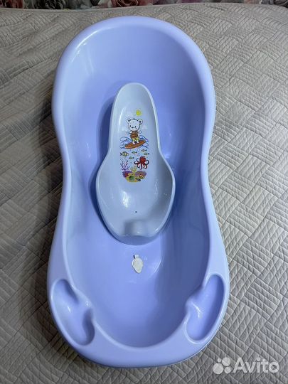 Ванночка и горка для купания