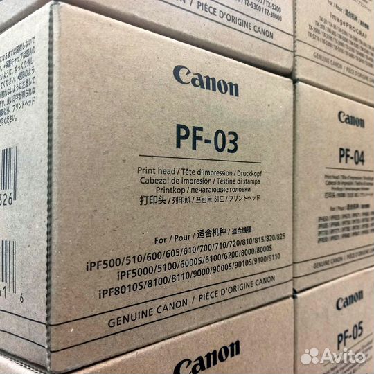 Оригинальная печатающая головка Canon PF-03