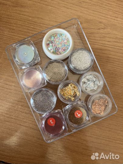 Блестки для дизайна маникюра