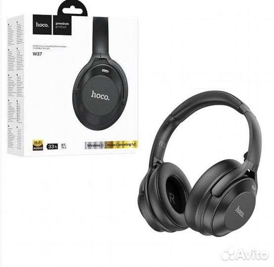 Bluetooth наушники (Hoco Ultimate Black)