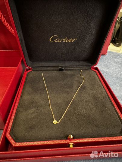 Золотое колье cartier