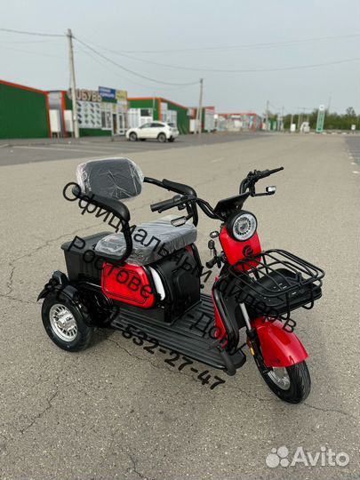 Электро трицикл Рикша 800W