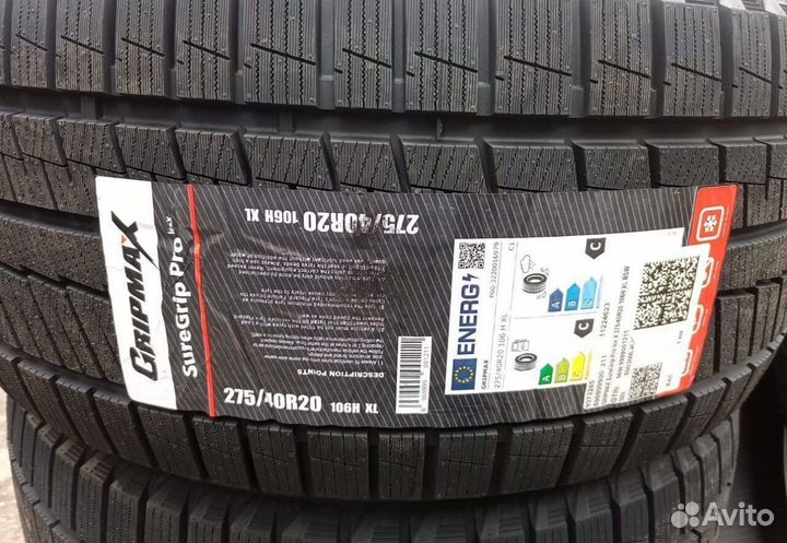 Gripmax SureGrip Pro Ice X 275/40 R20 и 315/35 R20 106H