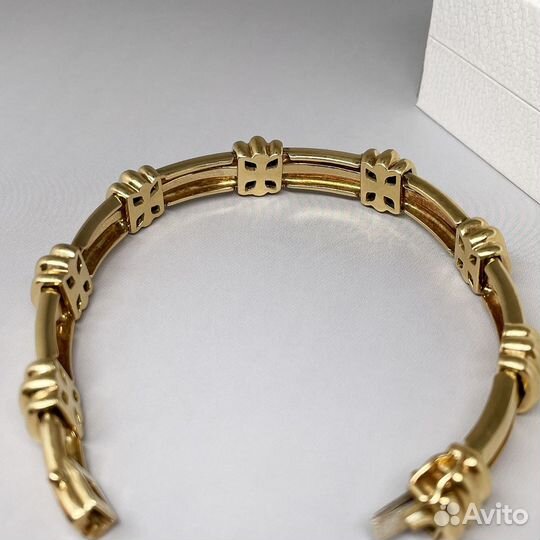 Золотой оригинальный браслет Tiffany & Co Atlas