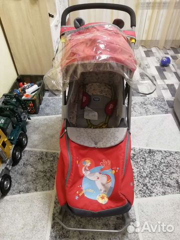 Коляска санки ника