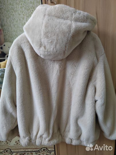 Зимняя двухсторонняя куртка плюшевая