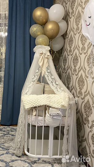 Балдахин в кроватку с держателем