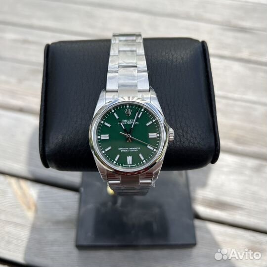 Часы Rolex Datejust 36mm green