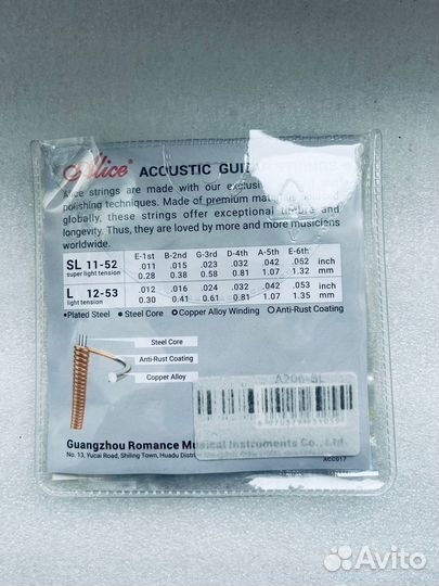 Струны для гитары