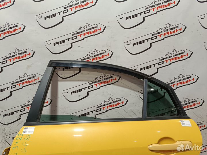 Дверь mazda atenza mazda6 GG GG3S gges gryf7302XB задняя левая liftback желтый, 25C S3422