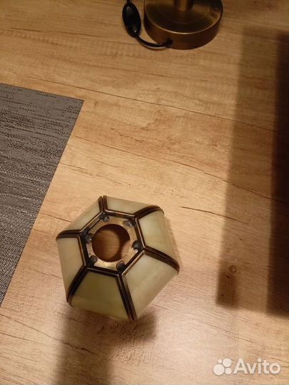 Плафоны для люстры, бра. Латунь, стекло