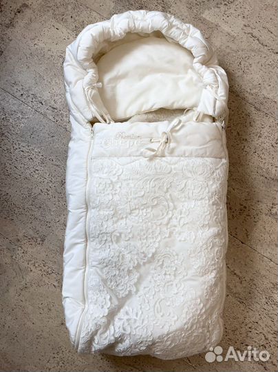 Красивый, теплый конверт люкс на выписку Chepe