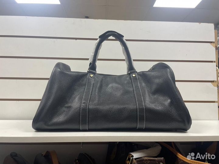 Спортивная кожаная сумка