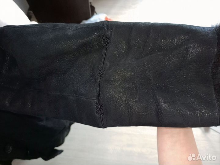 Дубленка натуральная женская с капюшоном