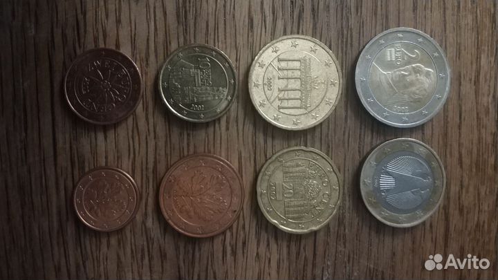 Монеты евро