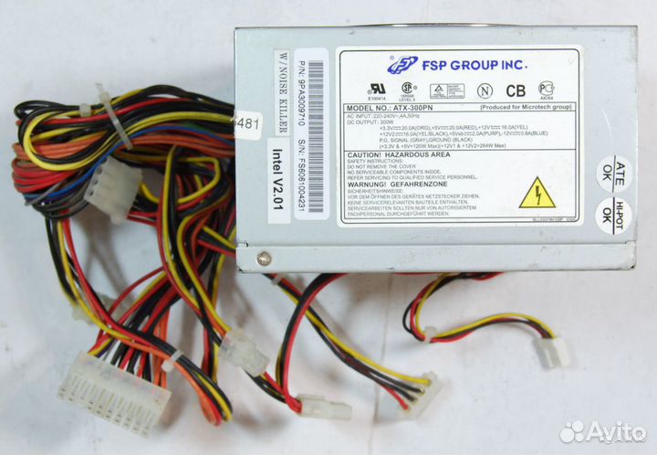 Блоки питания ATX разные