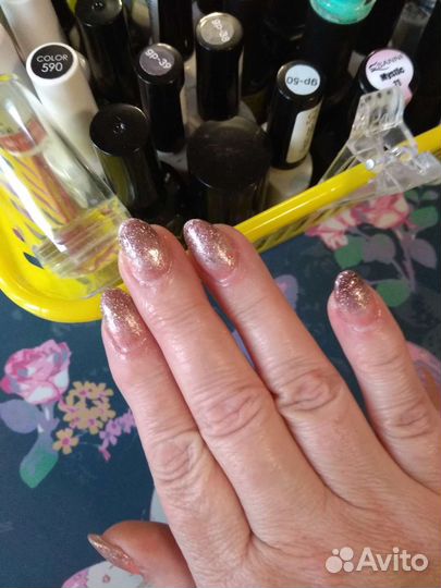 Маникюр наращивание