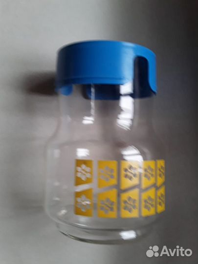 Банка для сыпучих, стеклянная, 1 л, пр-во СССР