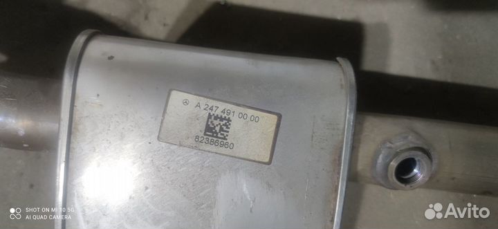 Глушитель Mercedes CLA118 A177 B247 GLA247