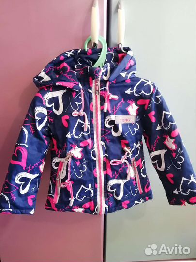 Куртка для девочки демисезон 86