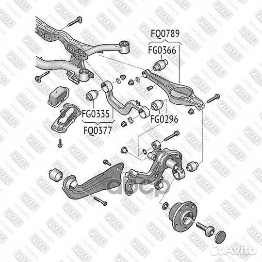 Рычаг задней подвески Audi A3/Q3/TT 03 FQ0377