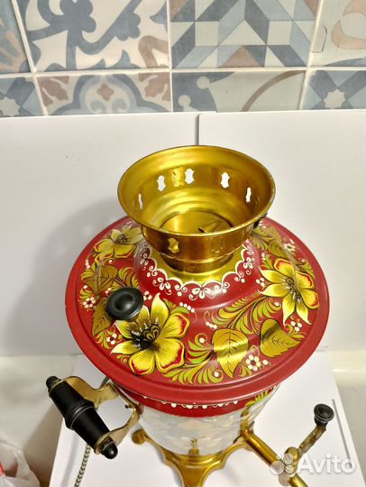 Самовар электрический расписной СССР Олимпиада-80