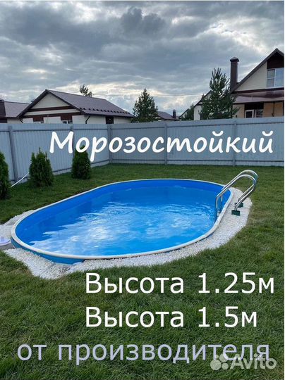 Бассейн каркасный 125см